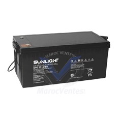 Batterie SPG 12V-240Ah pour Systèmes d'énergie Solaire et éolienne SPG 240AH